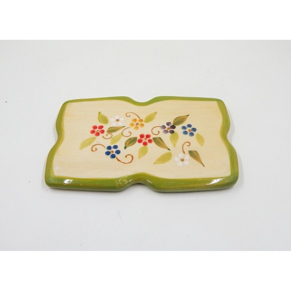 Temp-Tations By Tara Petals Baking Serving Dish Trivet Wire Basket - Picture 8 of 11